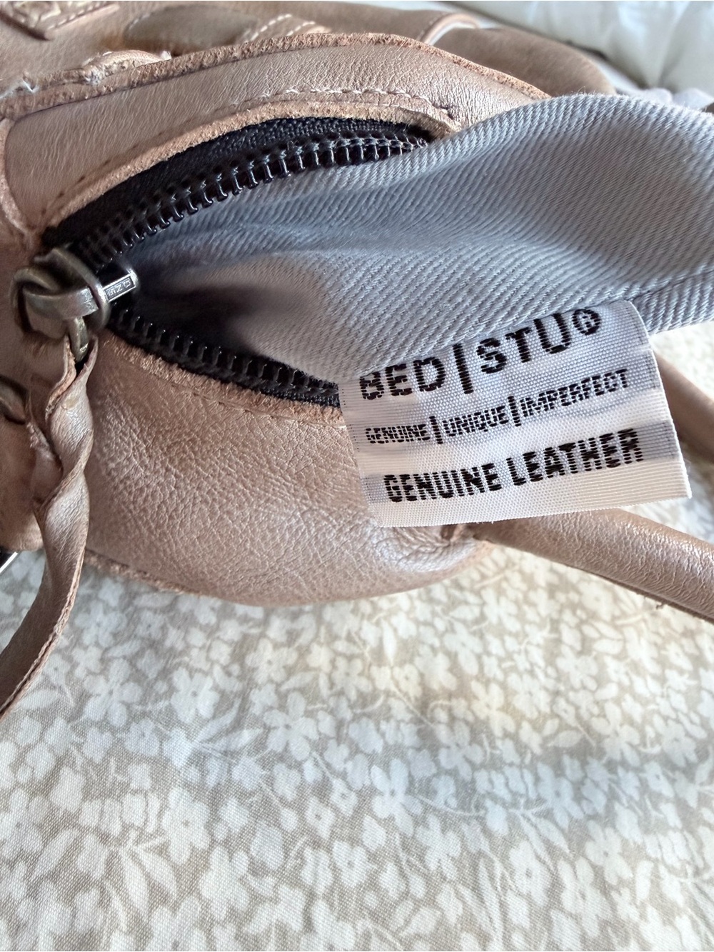 BED|STU Circular Mini Crossbody in Blush Taupe - Picture 2 of 10